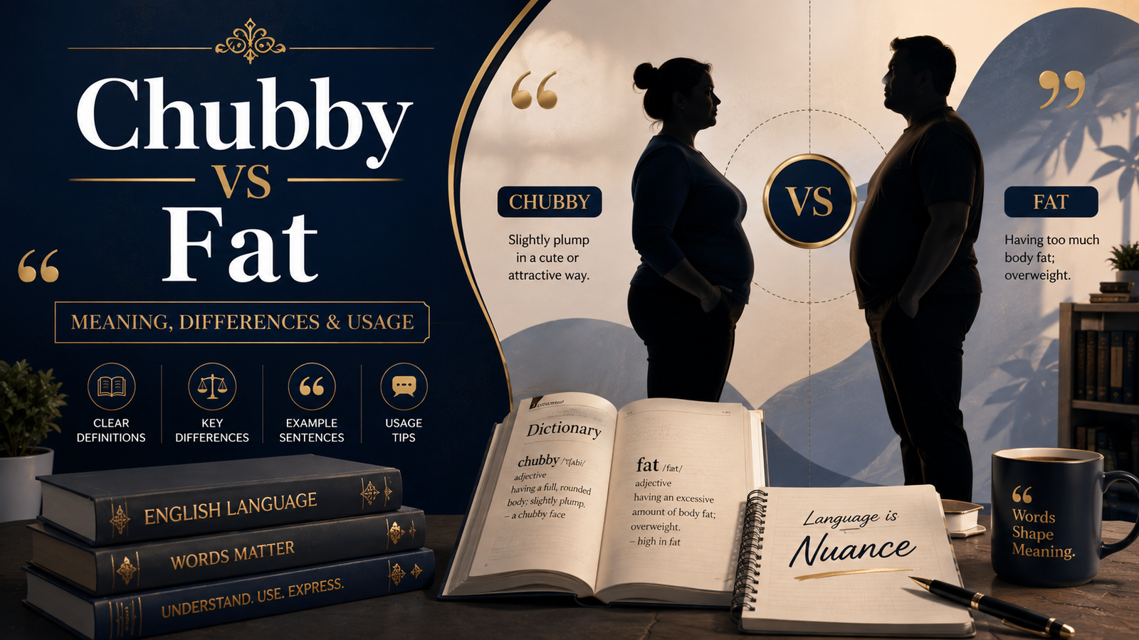 chubby vs fat